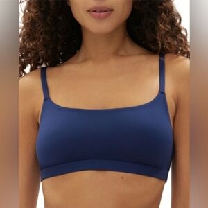 GAP Super Stretch Scoop Bralette in Blue, XS